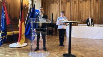 Begrüßung durch Monsieur Drouet